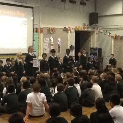 Year 4R's Assembly - Remembrance